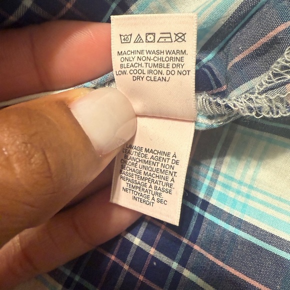 Victoria's Secret Blue and White Plaid Pajama Set - Picture 7 of 16